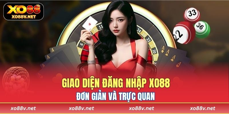 Giao diện đăng nhập XO88 trên trình duyệt máy tính, đơn giản và trực quan