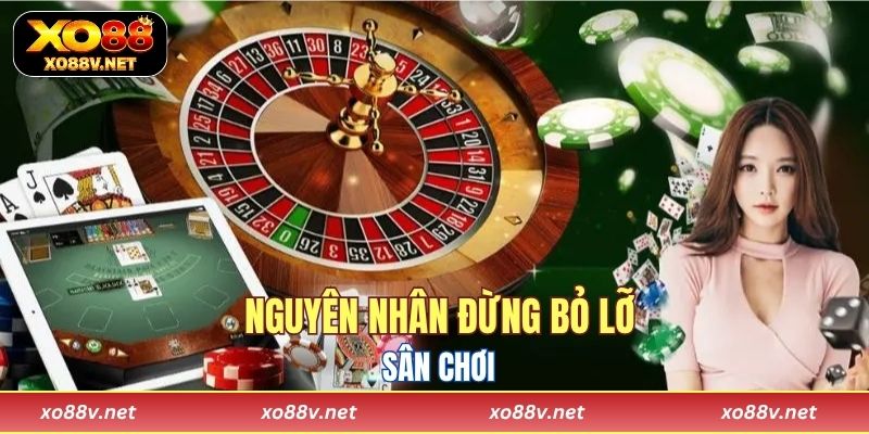 Nguyên nhân đừng bỏ lỡ sân chơi
